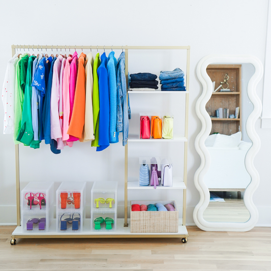 How to Make a DIY Closet & Accessories Station