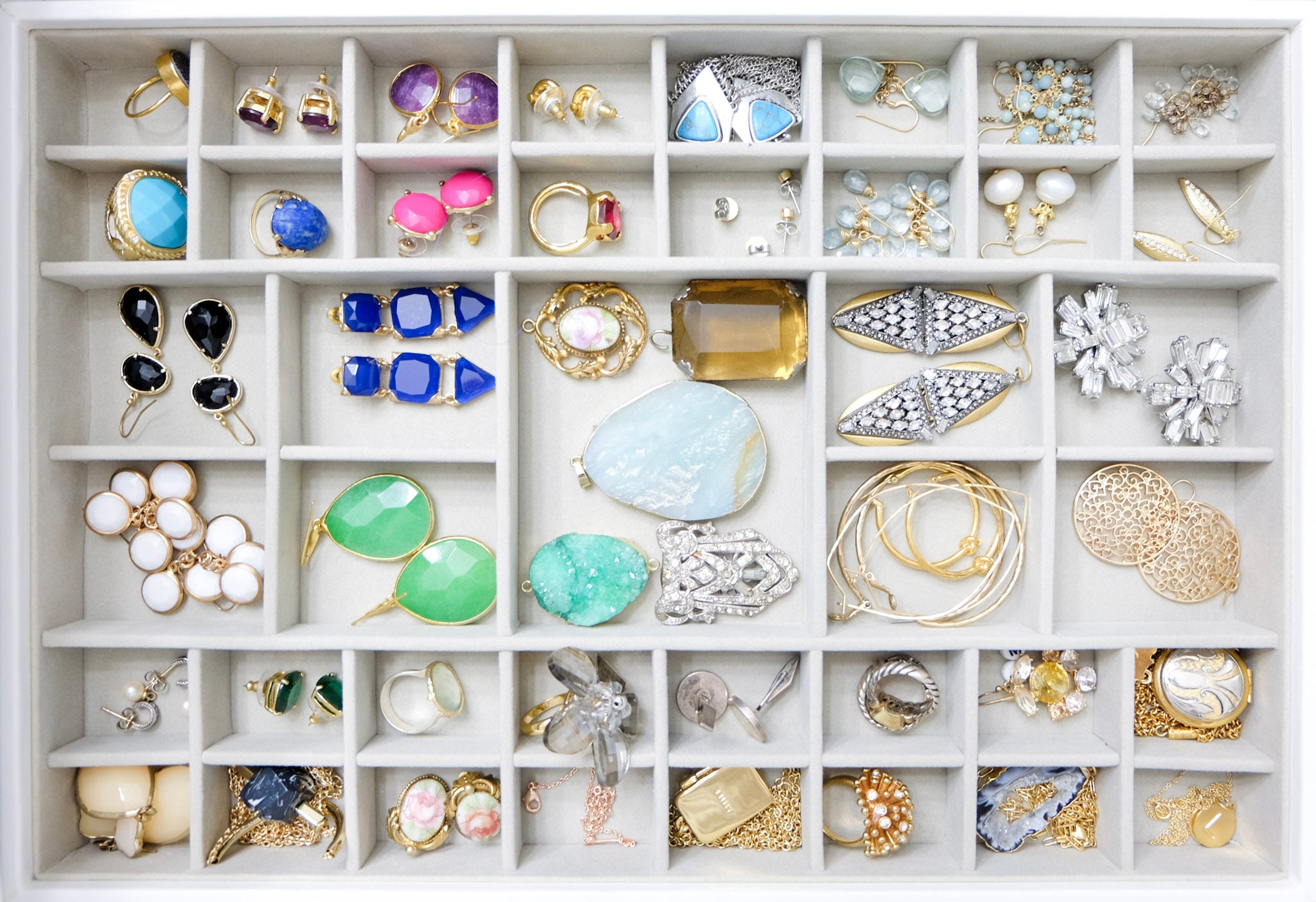stackable storage hair accessories organizer jewellery