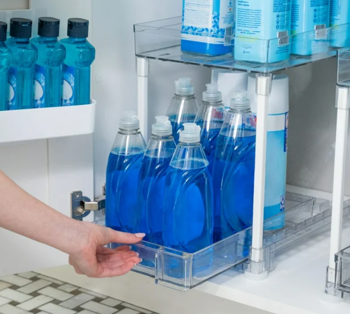 The Home Edit 2-Tier Organizer with Pull Out Drawer