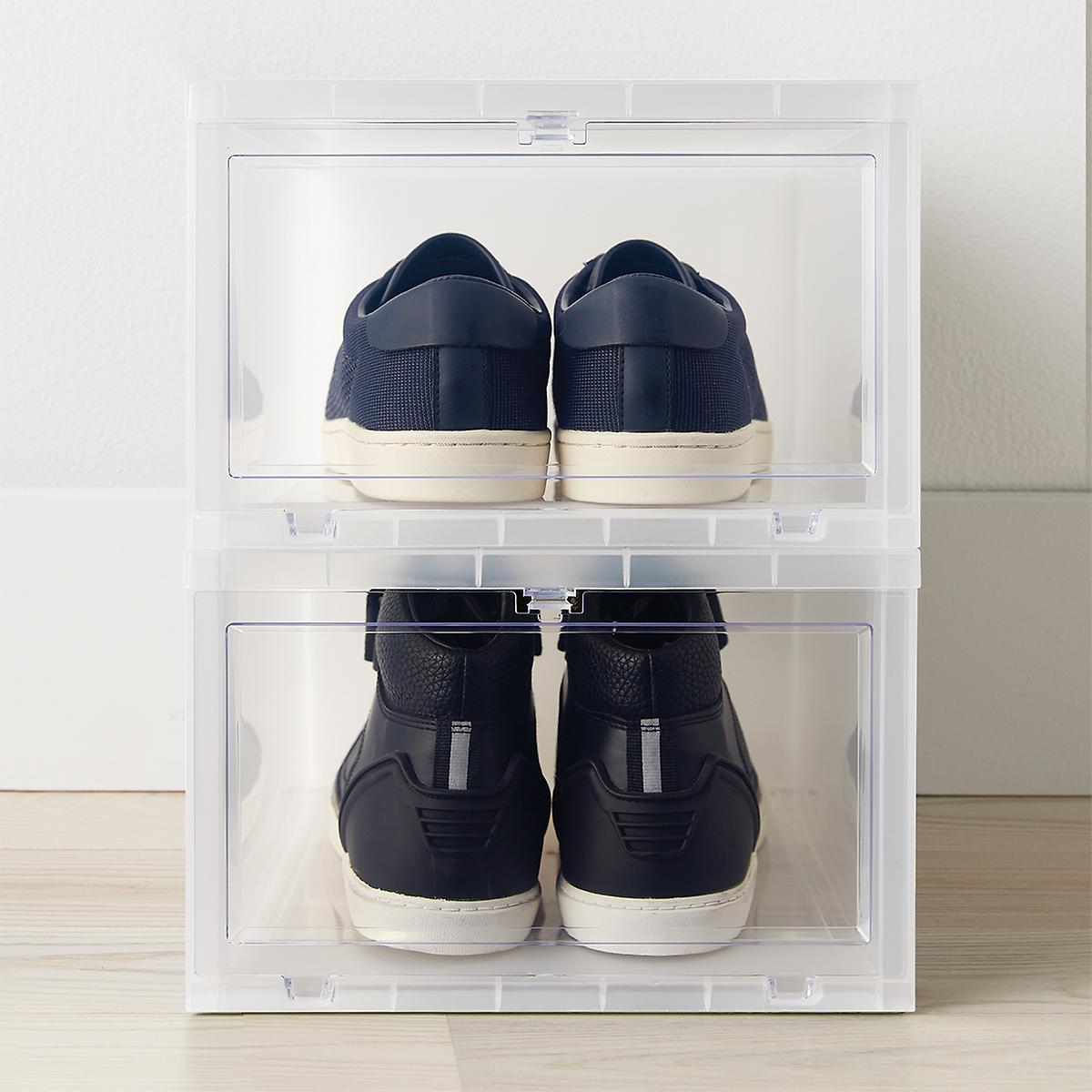 Large Drop-Front Shoe Box