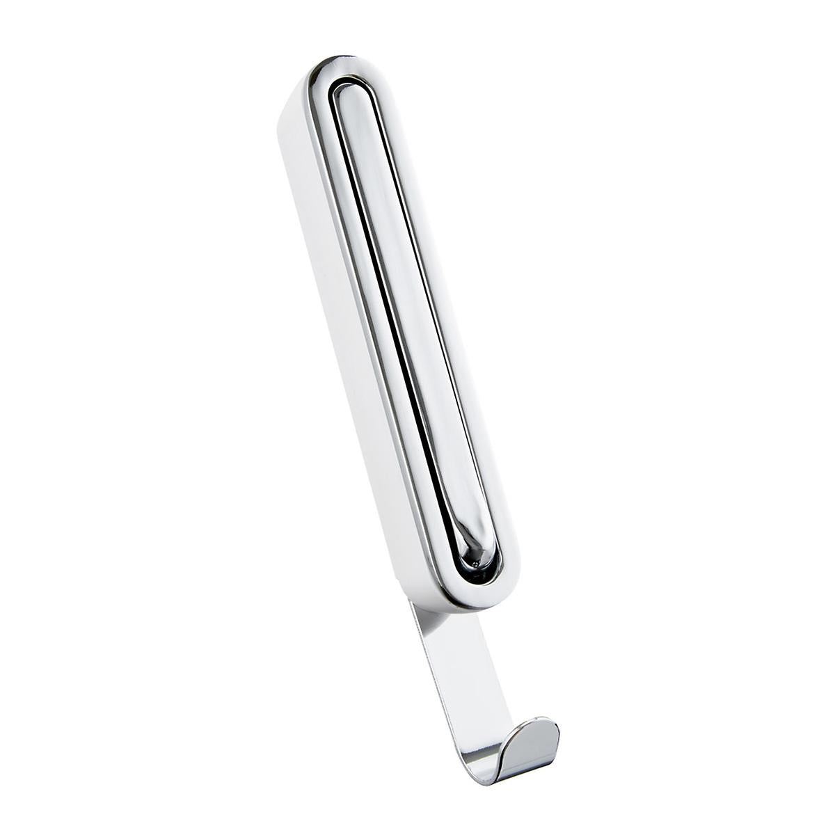 White Valet Flip-Down Hook
