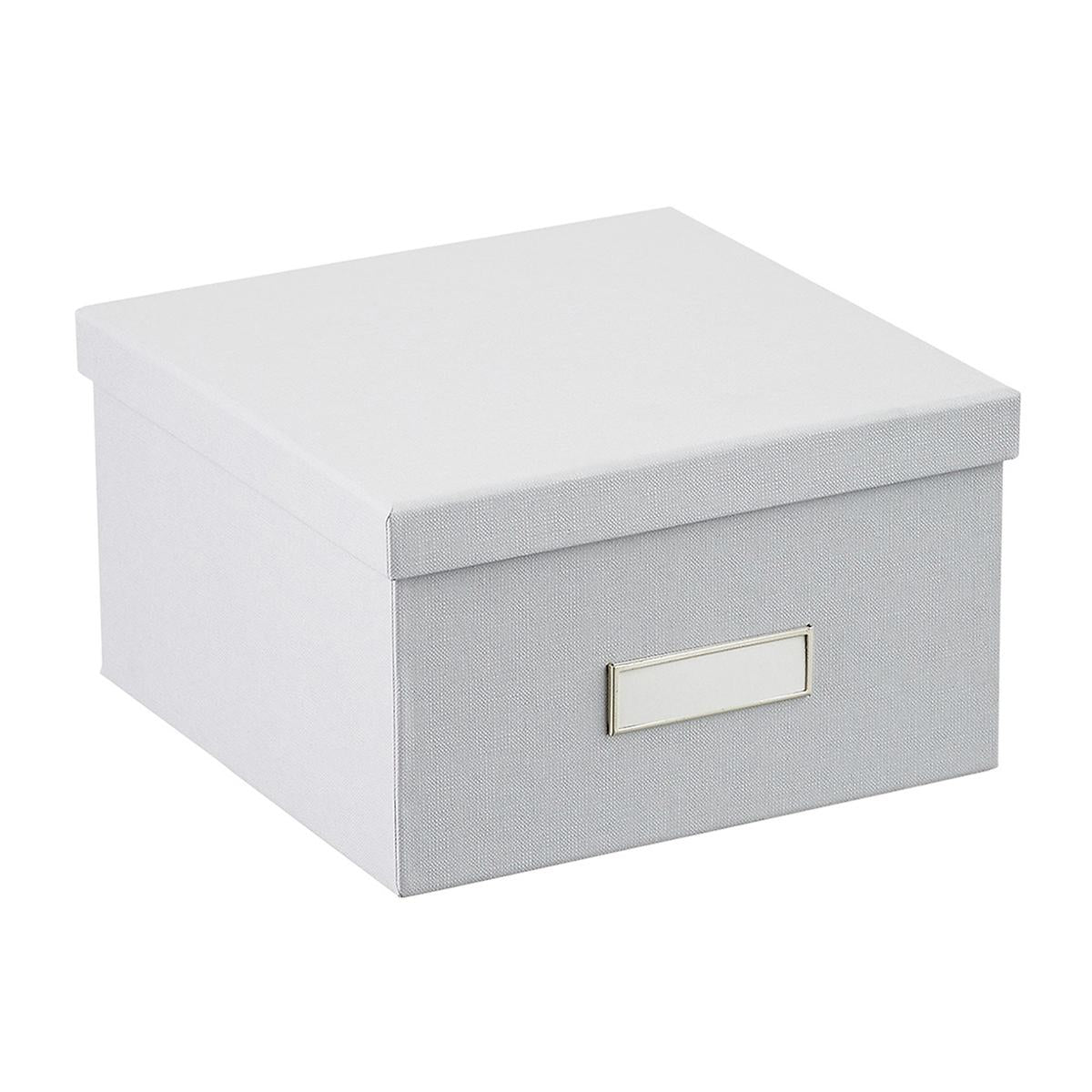 Bigso Light Grey Stockholm Photo Storage Box