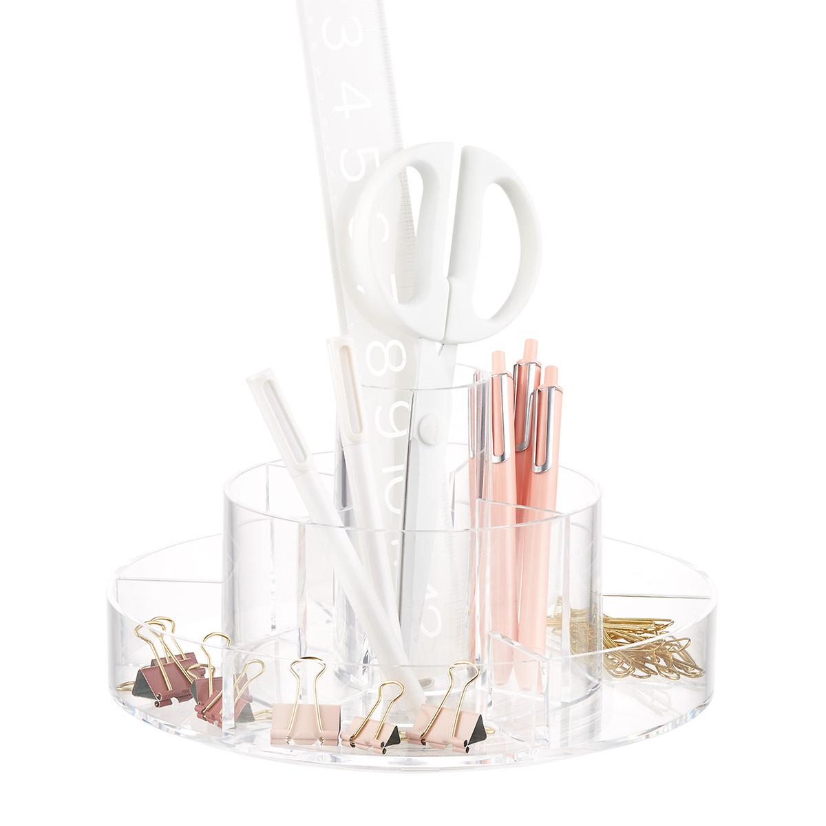 Rotating Round Desktop Organizer