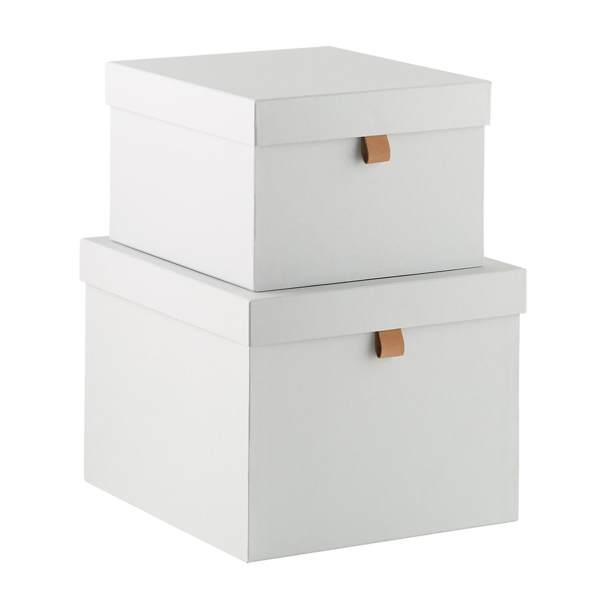 Bigso Light Grey Stockholm Storage Boxes
