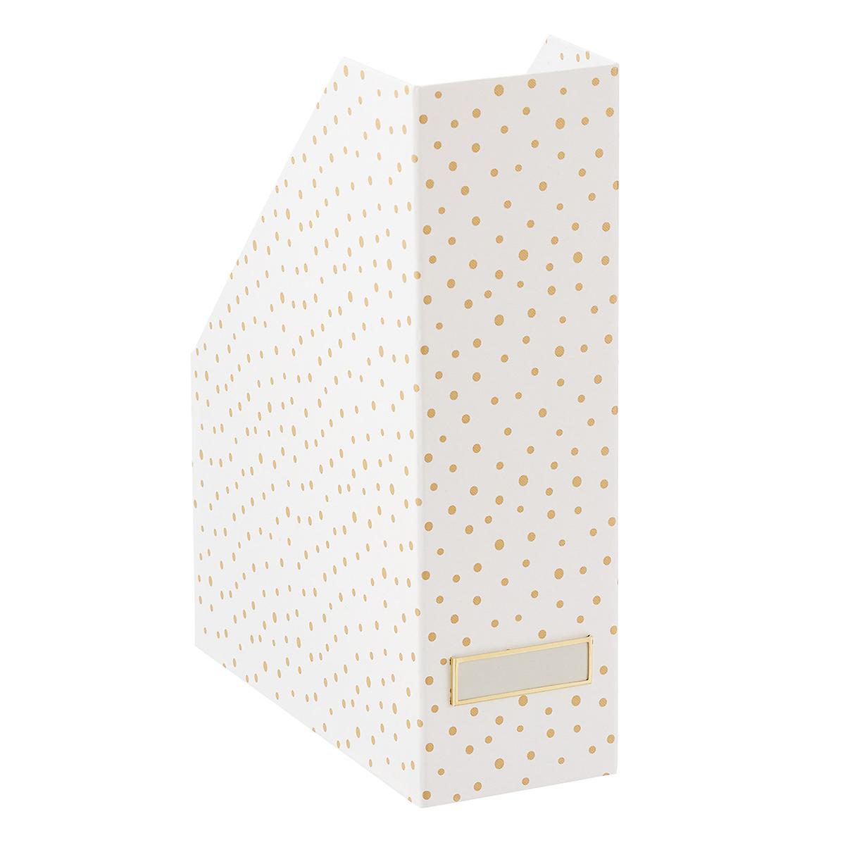 Bigso Gold Dots Stockholm Magazine Holder