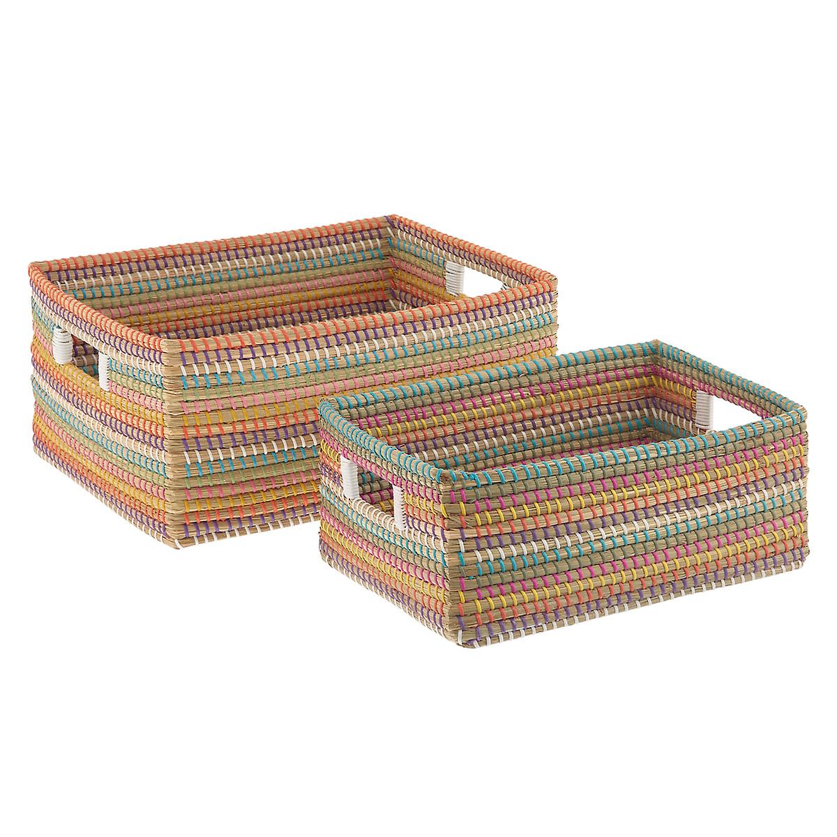 Rainbow Seagrass Storage Bins