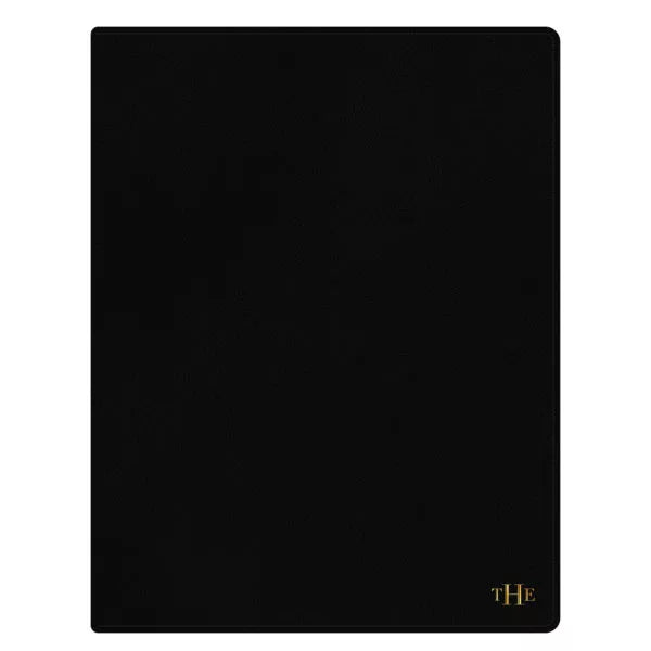 Undated Planner Padfolio 9"x12" Black
