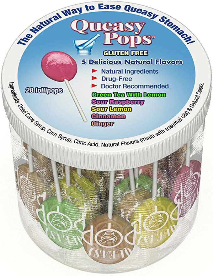 Queasy Pops Nausea Relief Lollipops