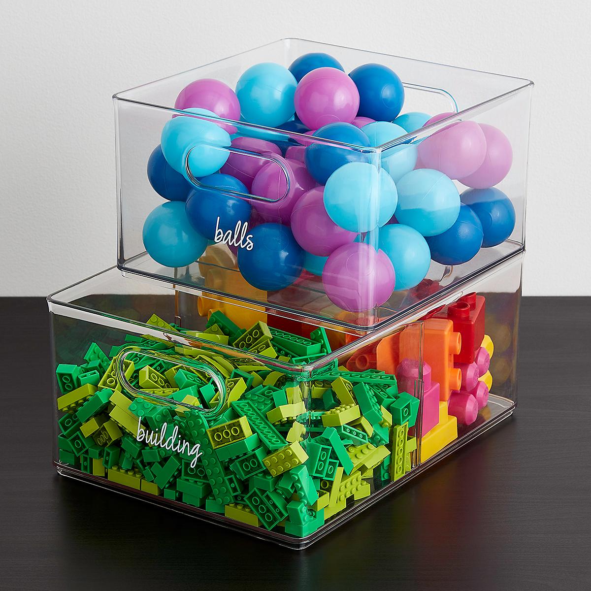 The Home Edit by iDesign All-Purpose Deep Bin with Divider