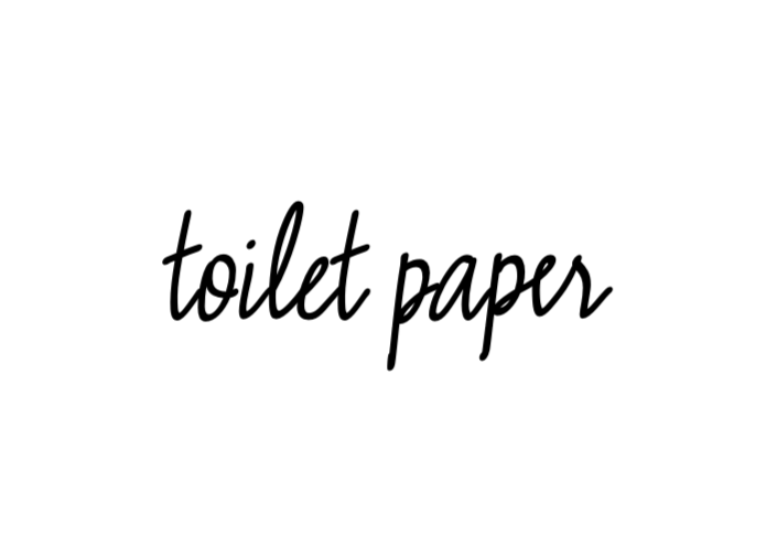 toilet paper