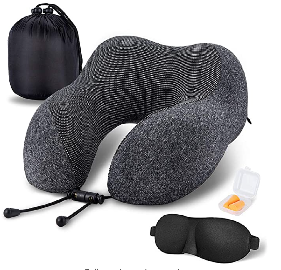 Memory Foam Travel Pillow