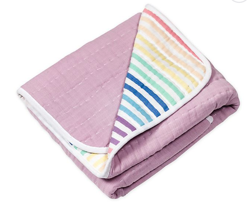 The Honest Company® Rainbow Stripe Organic Baby Blanket