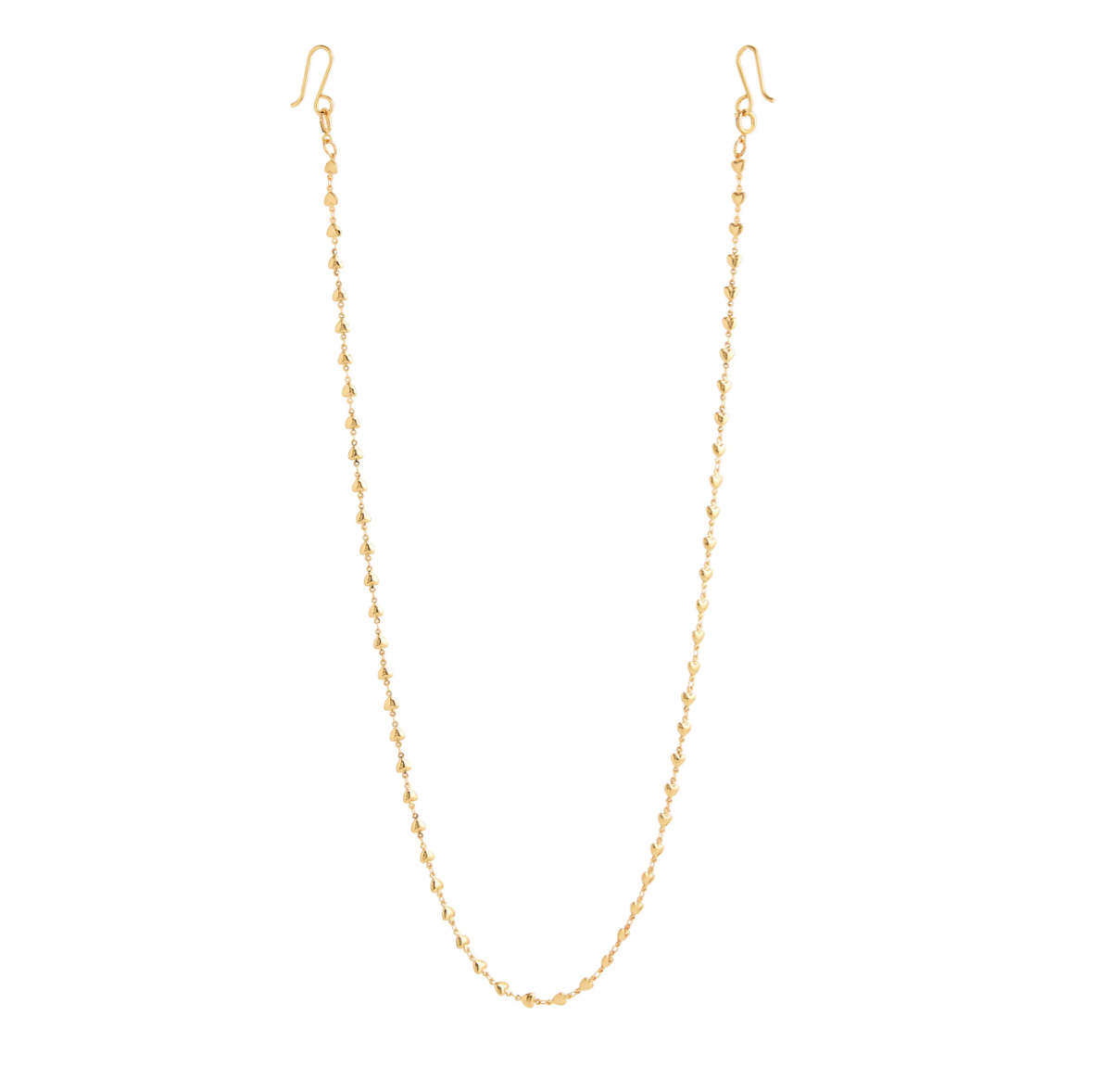 Puffed Heart Eyeglass Chain