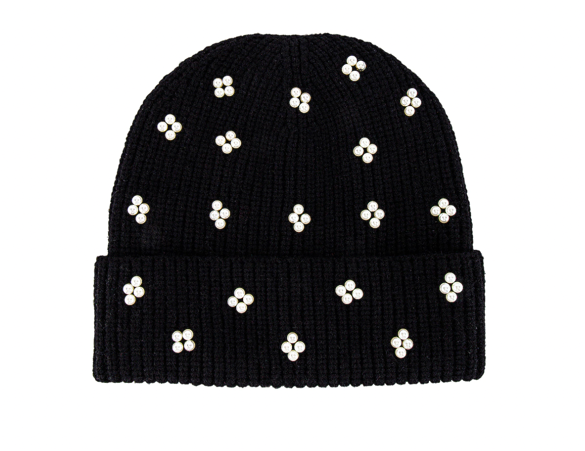 Lele Sadoughi Pearl Cluster Beanie