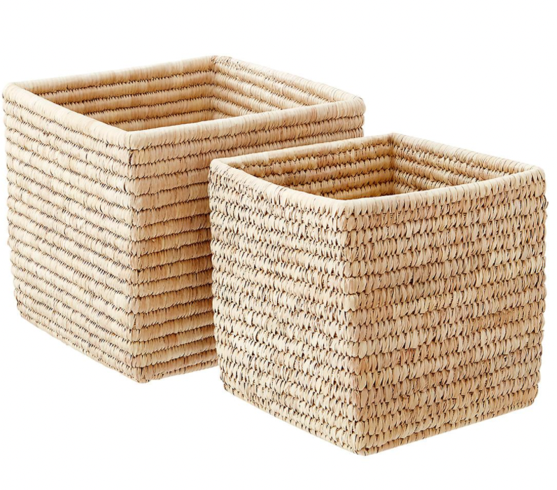Palm Leaf Storage Cubes