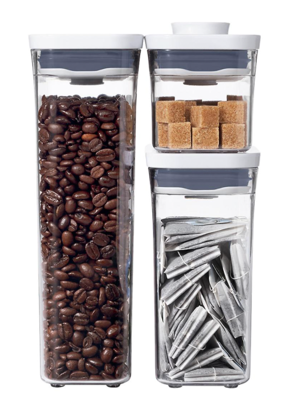 OXO Good Grips 3-Piece Slim POP Canisters