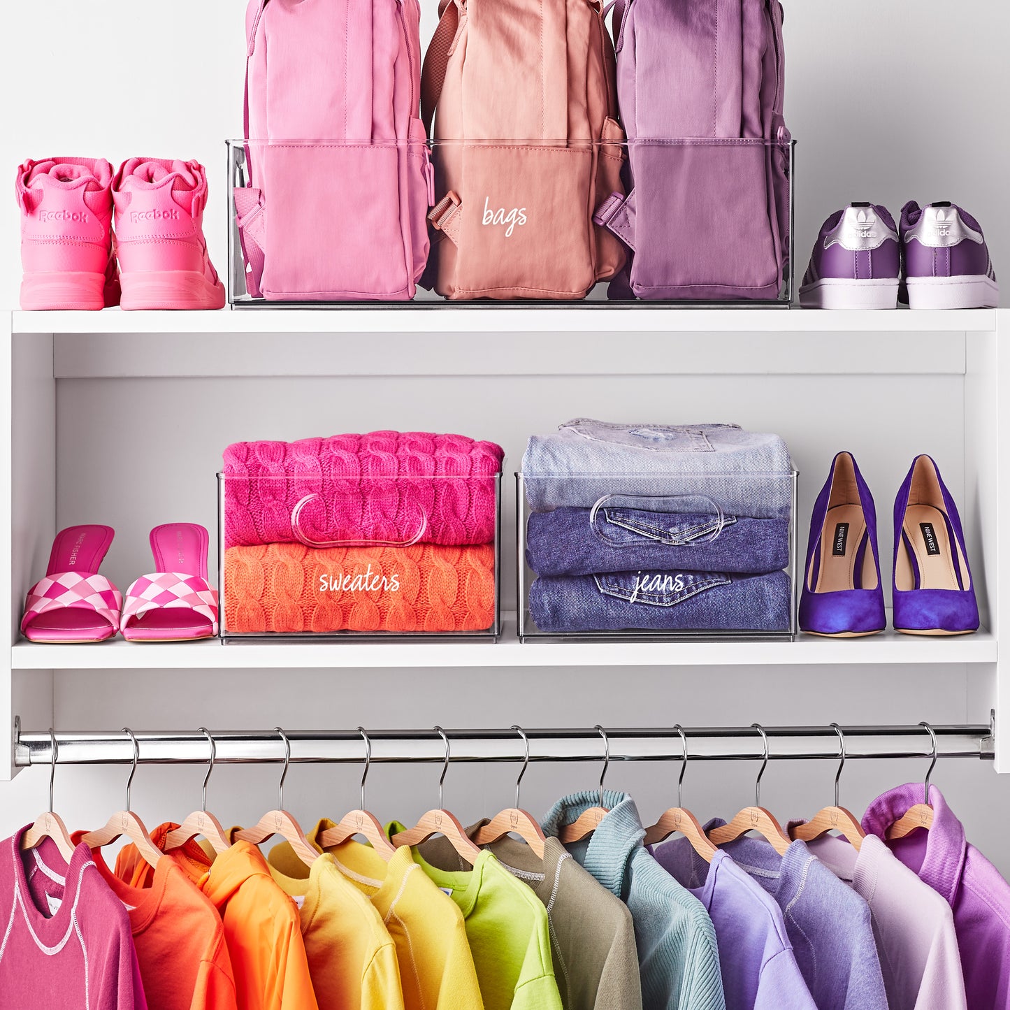 The Home Edit 15 Piece Closet Edit with Hangers