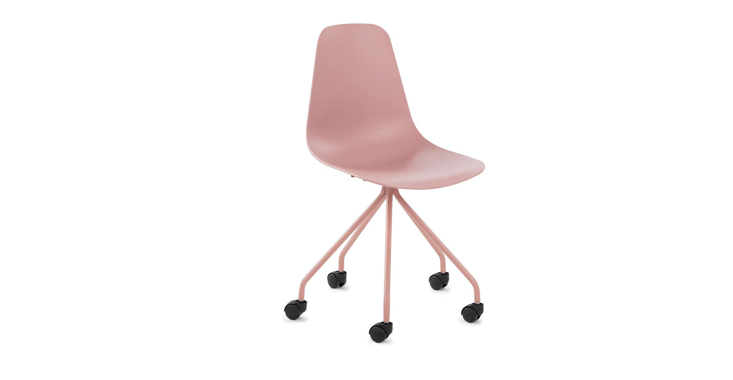 Svelti dusty pink office chair