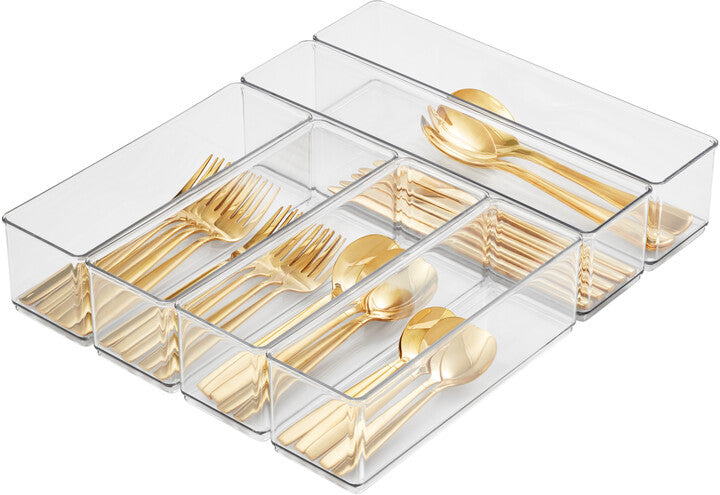 The Home Edit 6 Piece Kitchen Drawer Edit, Plastic Storage System