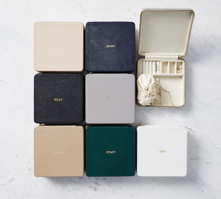 Leather Travel Case, Foil Debossed
