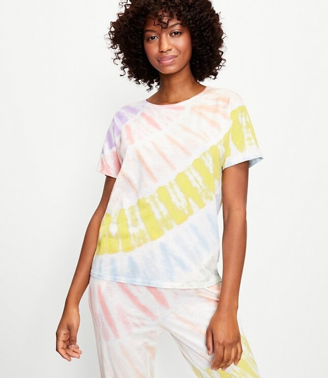 Starburst Tie Dye Pajama Tee