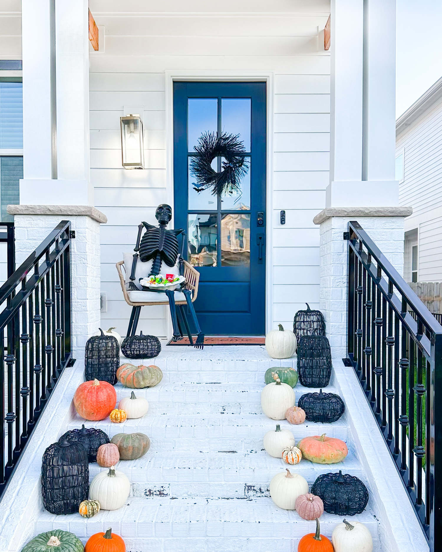 Our Halloween Porch Decor