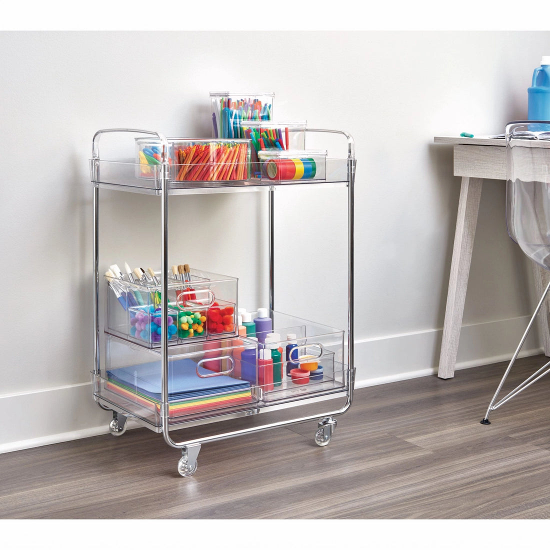 5 Ways to Use Our Clear Rolling Cart in Your Home