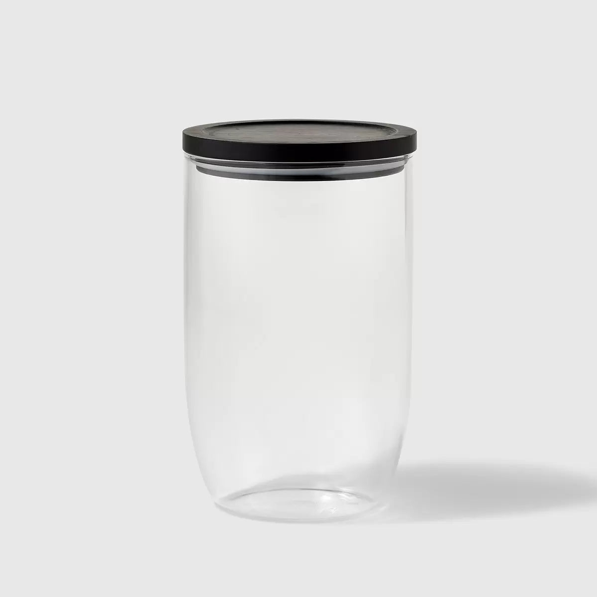 Marie Kondo Large Modular Glass Canister w/ Lid Ink Black