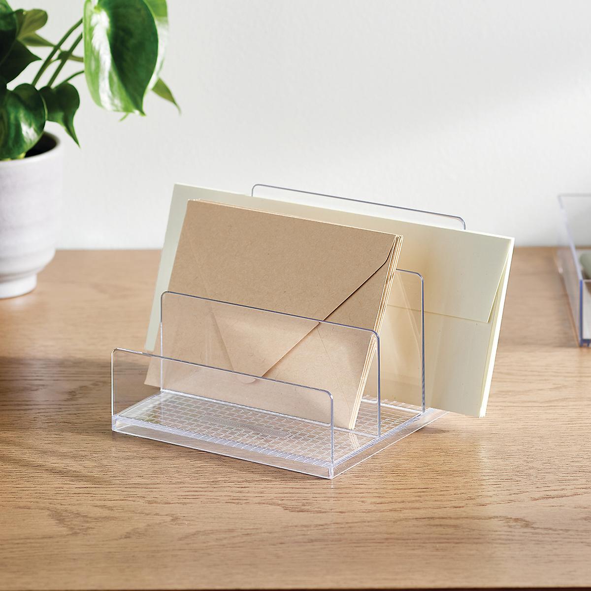 Everything Organizer 3-Section Tiered Letter Sorter