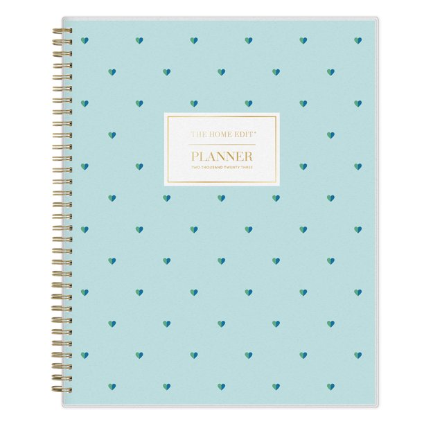 2023 Weekly & Monthly Planner, 8.5x11, Sweetheart Mint