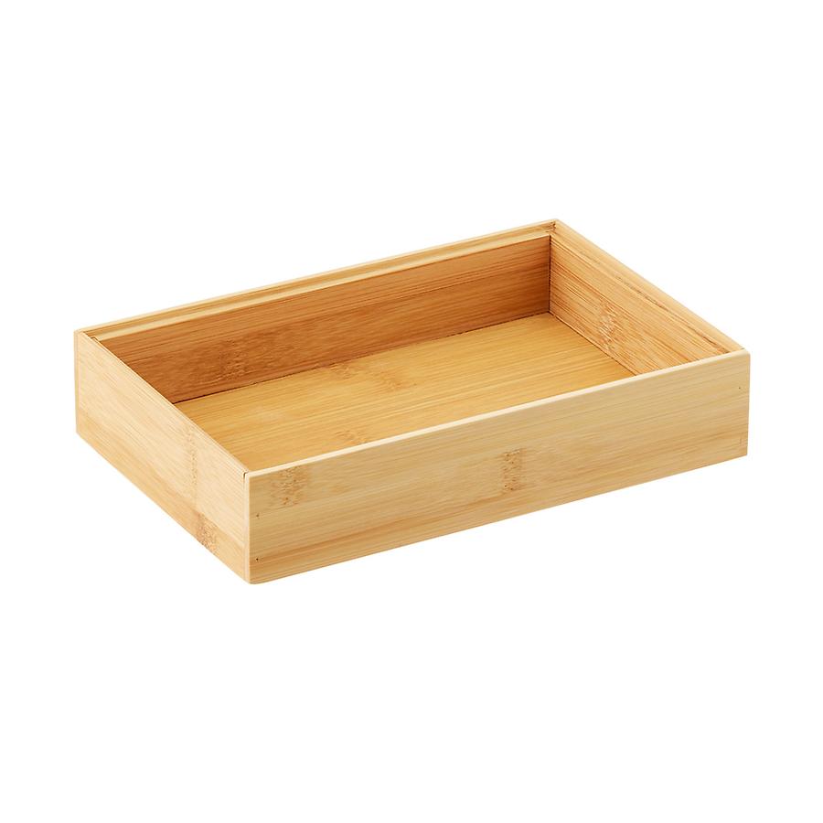 Stackable Bamboo Drawer Organizers