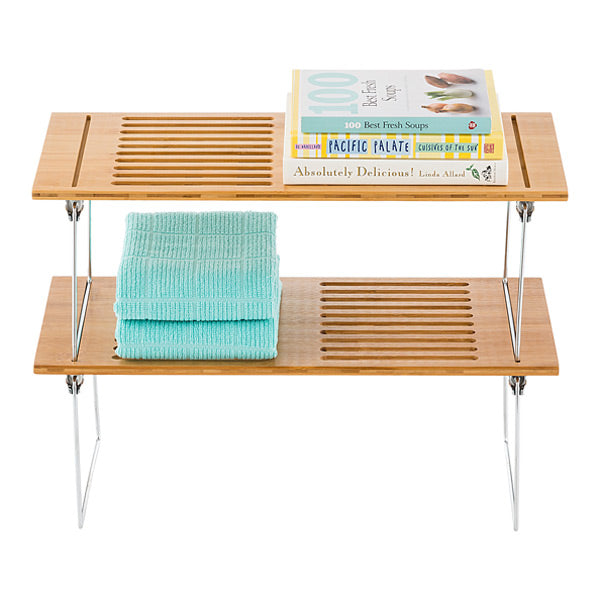 Large Bamboo Stackable Shelf