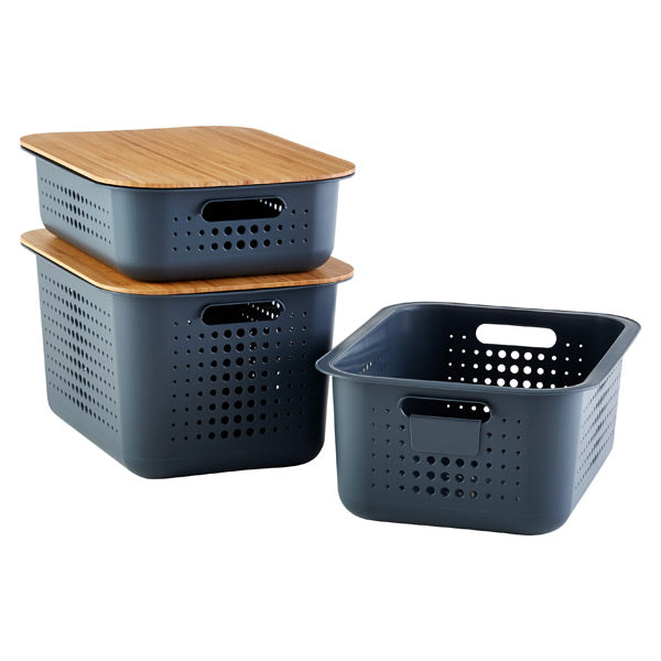 Grey Nordic Storage Basket