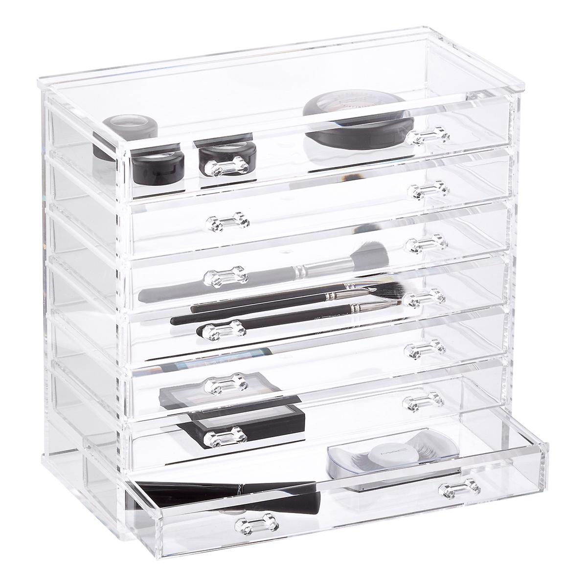 7-Drawer Premium Clear Acrylic Chest