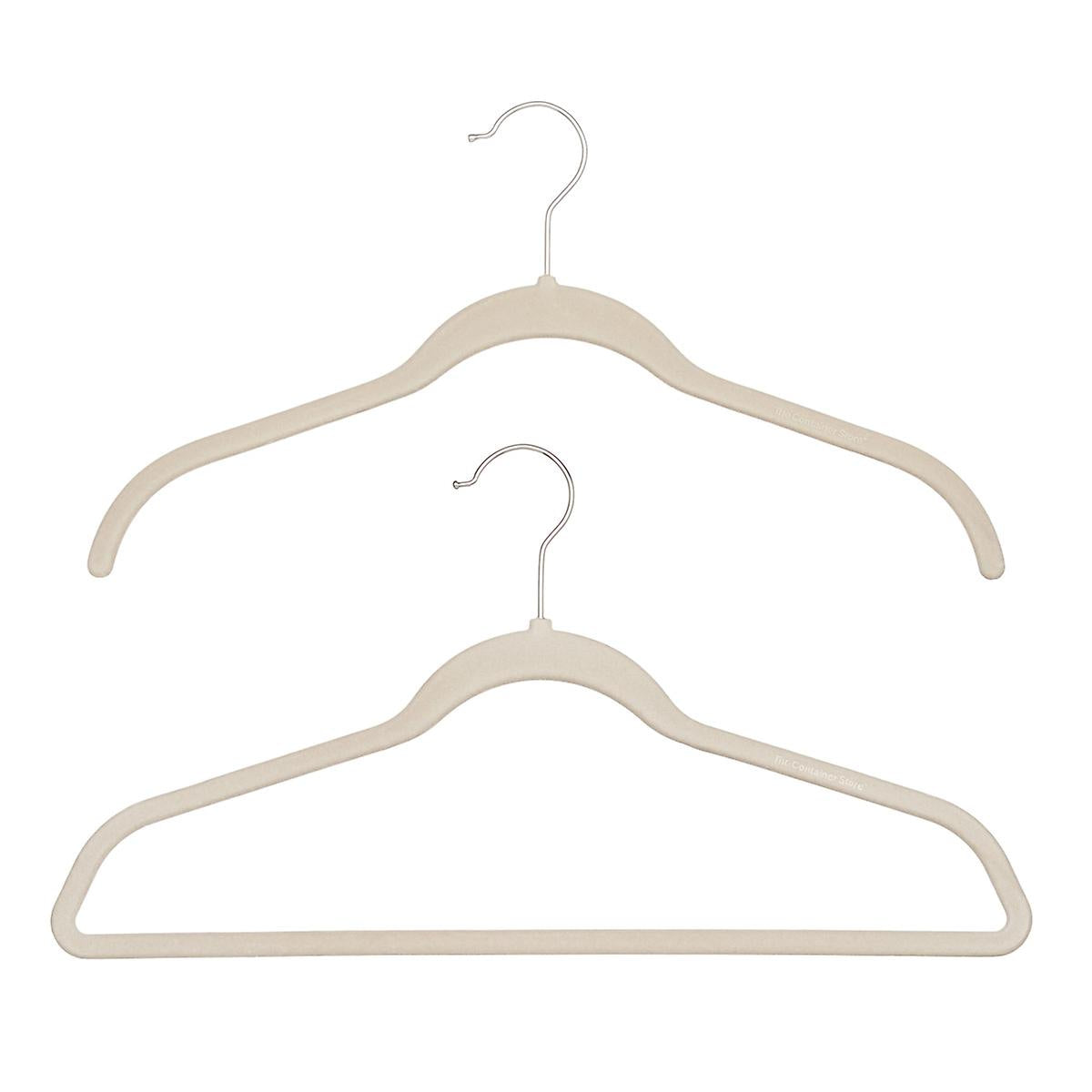 Taupe Premium Non-Slip Velvet Hangers