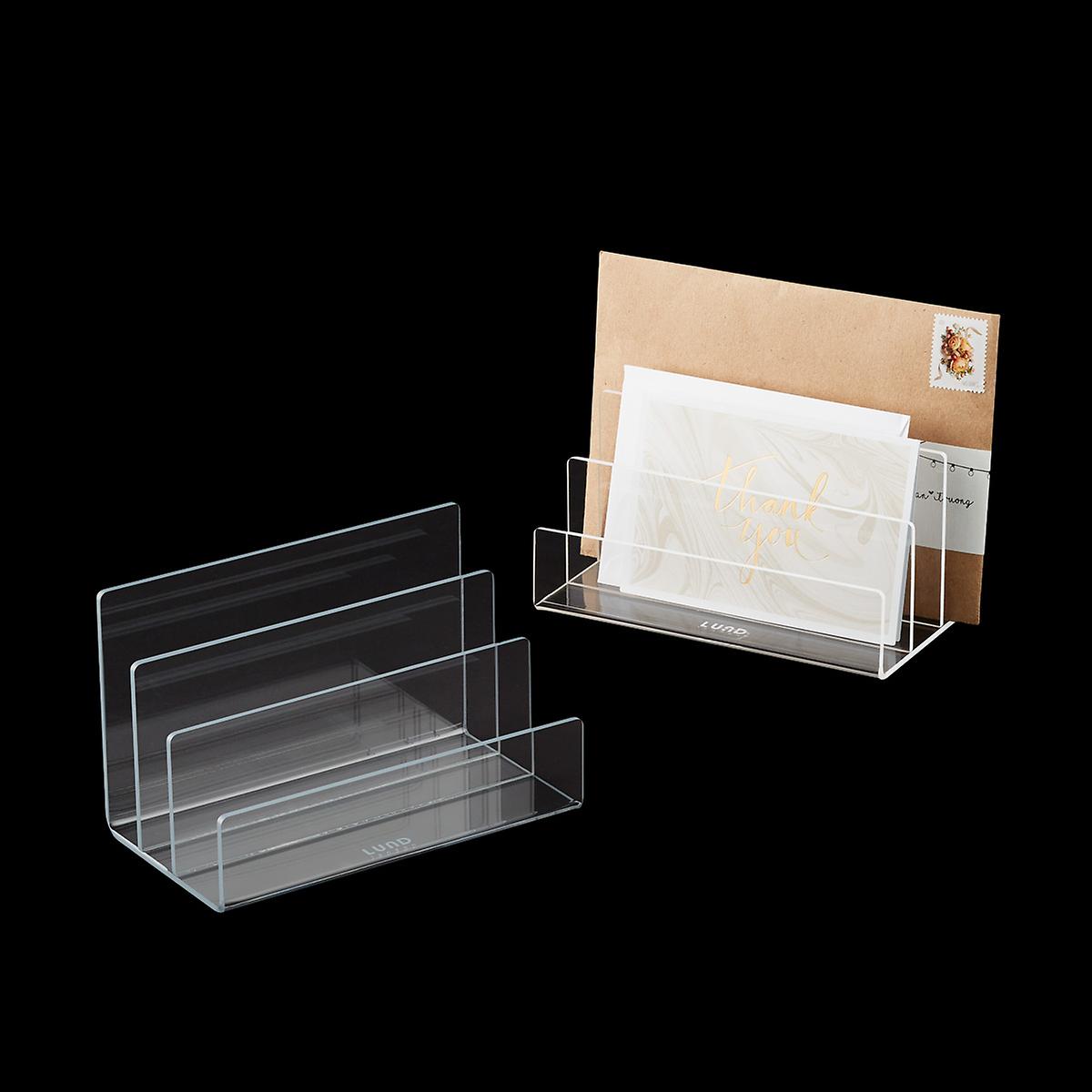 White Trim Mod Acrylic Mail Holder