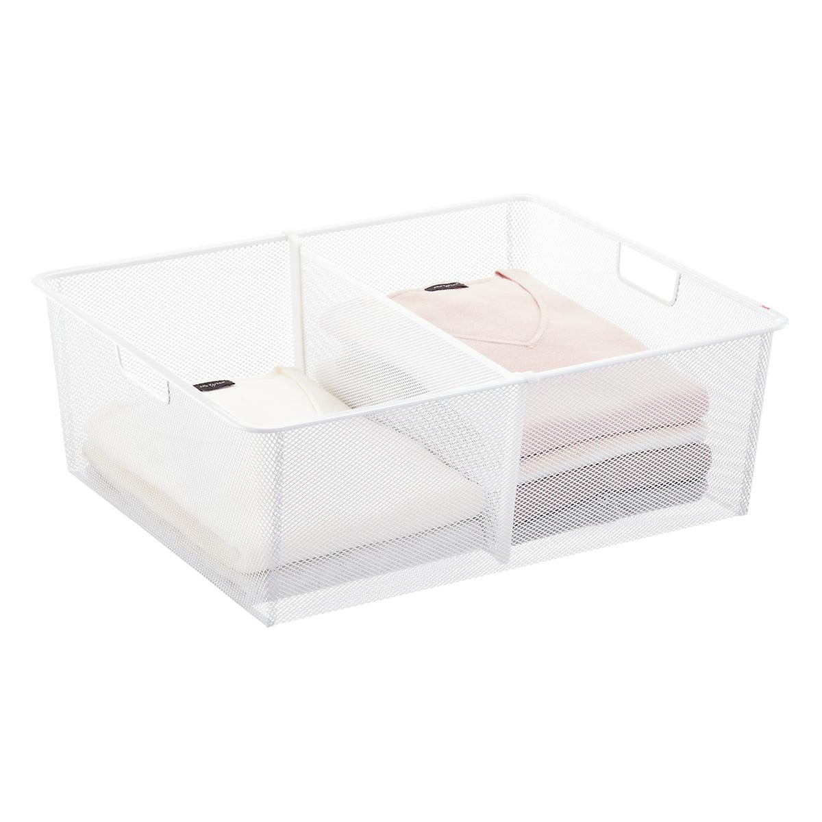 Elfa White Medium Mesh Drawer Dividers The Home Edit