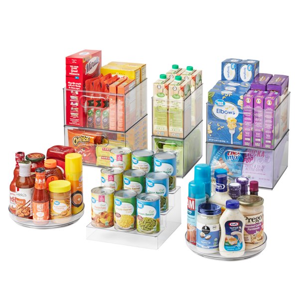 The Home Edit 11 Piece Pantry Edit Clear Plastic Modular Storage System