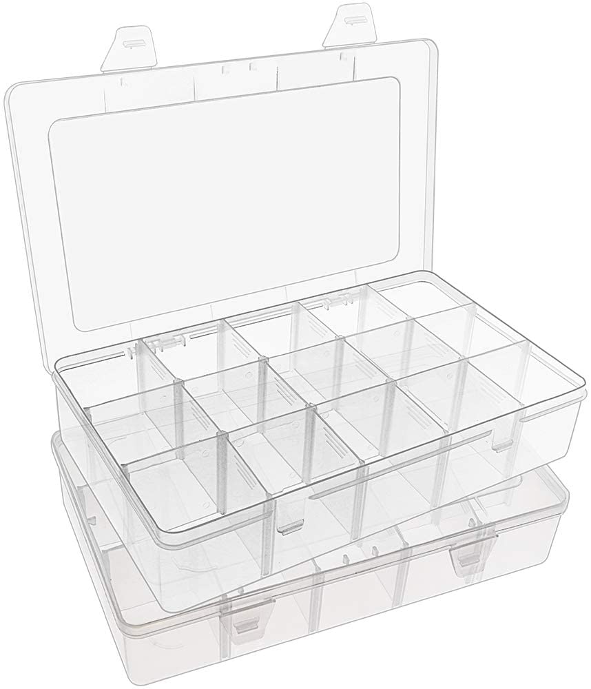 15 Large Compartment Storage Box
