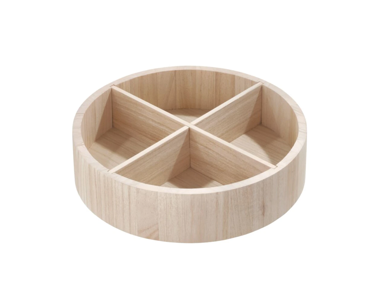 Divided Turntable with Removable Divider – 12″, Sand