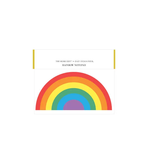 Composition Notepad 3"x5" Rainbow Shape