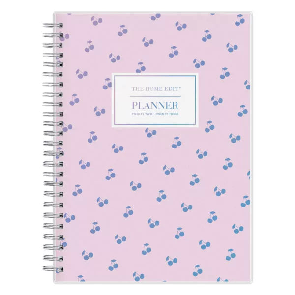 2022-23 Academic Planner Monthly Wirebound 8"x10" Cherry on Top