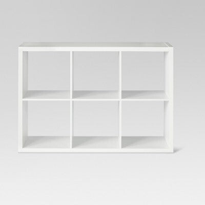 6 Cube Organizer Shelf 13″