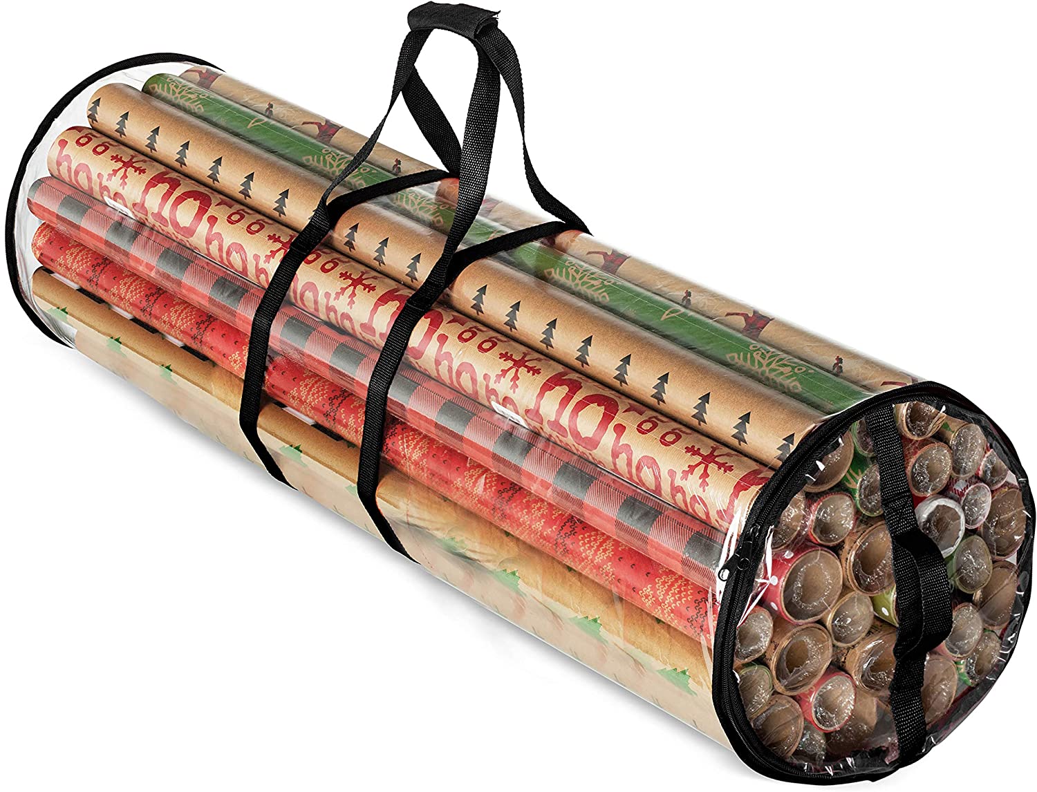 Christmas Wrapping Paper Storage Bag