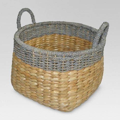 Round Seagrass Wicker Basket