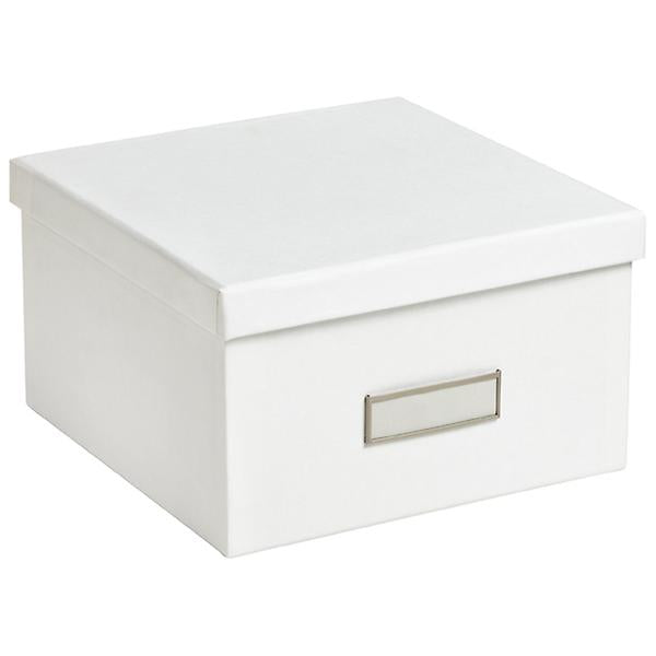 Bigso White Stockholm Photo Storage Box