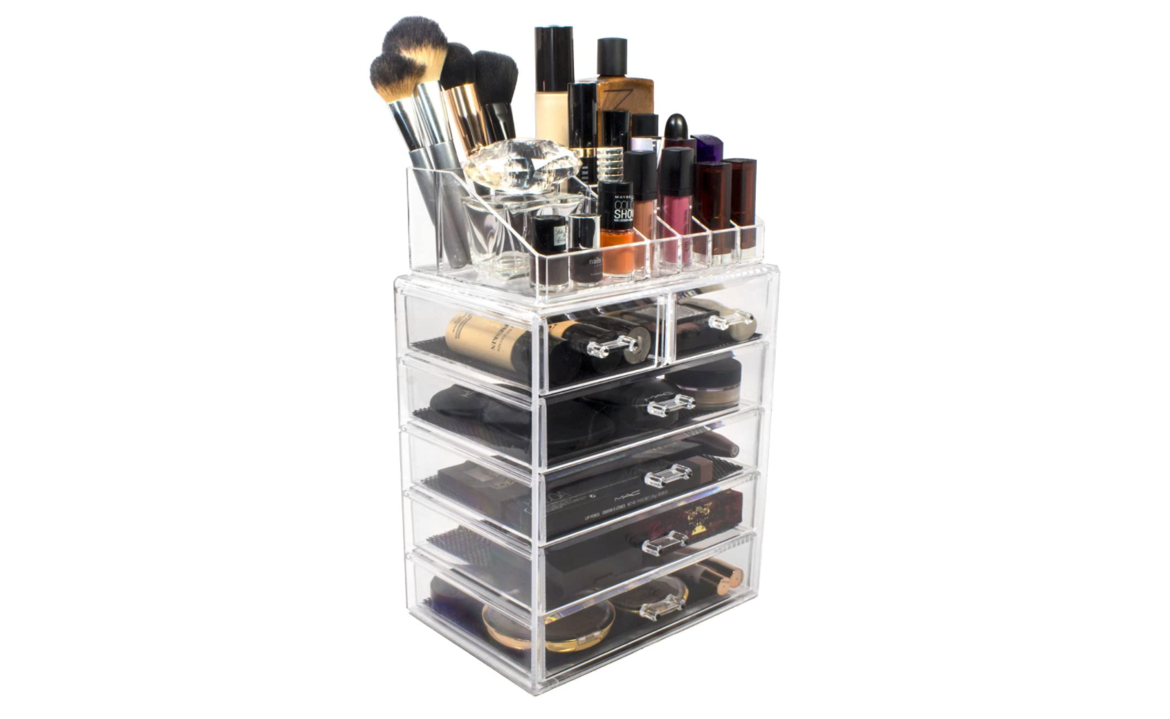 Sorbus Makeup Storage Case Display