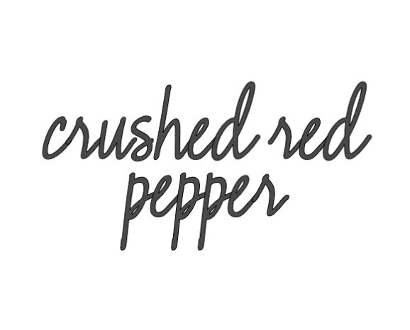 crushed red pepper