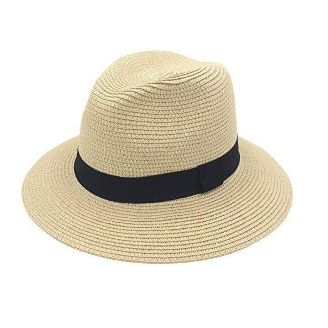 Wide Brim Straw Panama Hat