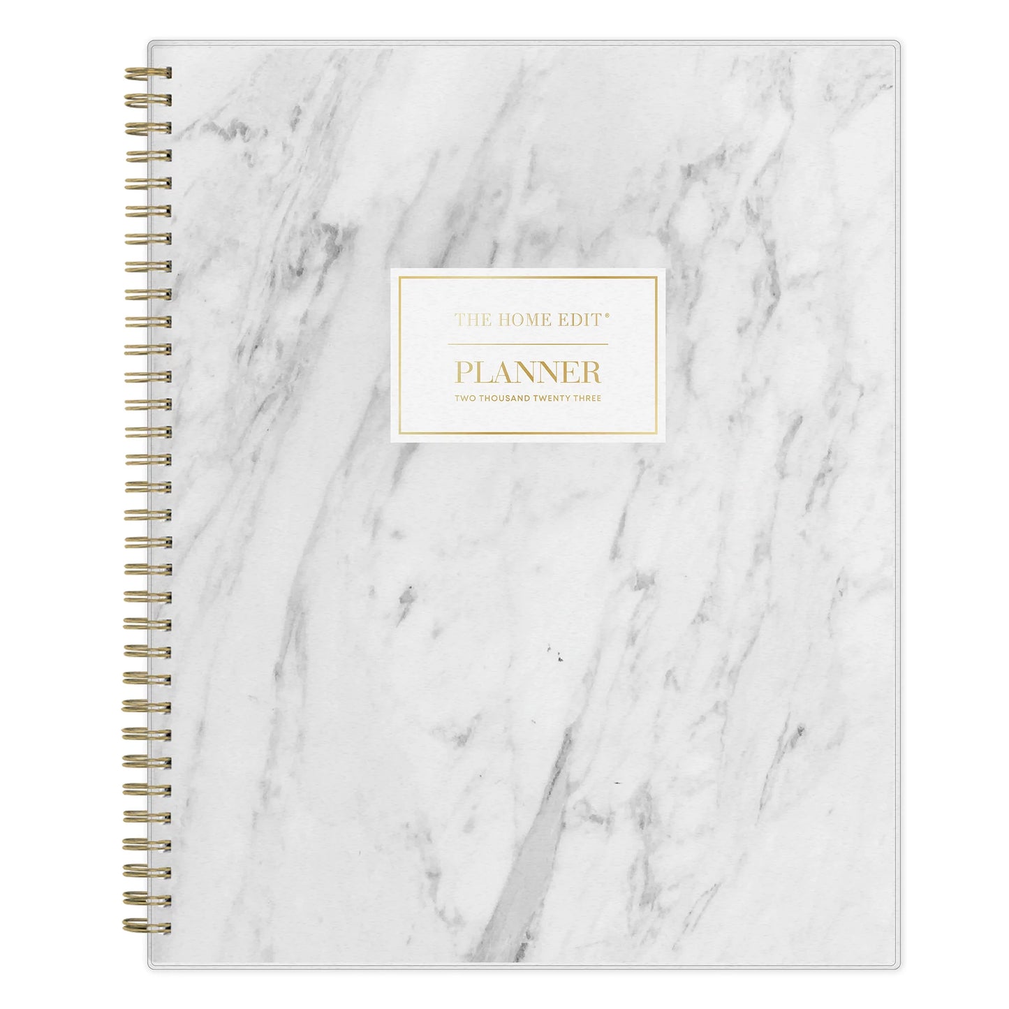 2023 Weekly & Monthly Planner, 8.5x11, Marbles